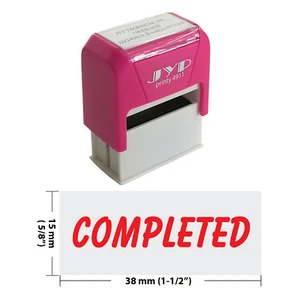 Completado - Sello de goma autoentintado - JYP 4911R-21 (TINTA ROJA) - Imagen 1 de 1