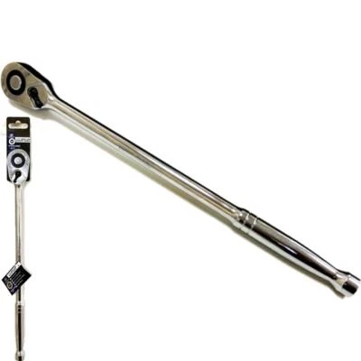 Toolzone Extra Long Socket Reversible Ratchet Handle Quick Release 1/2" Tool - Image 1 of 3