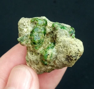 Demantoid Granat aus Belutschistan Pakistan. - Bild 1 von 7