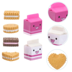 Gomas de borrar 6 piezas Gomas de borrar para galletas para niños Gomas de borrar Kawaii - Imagen 1 de 12