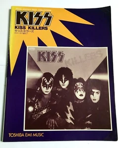 KISS KILLERS GUITAR SCORE JAPAN TAB - Picture 1 of 6