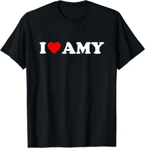 I Love Amy - Heart T-Shirt - Picture 1 of 12