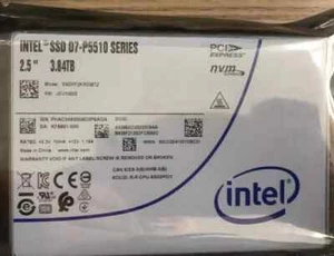 Intel SSD 3.84TB P5510 Series DC NVME U.2 2.5" SSDPF2KX038TZ01 Solid State Drive - Picture 1 of 2