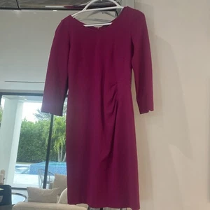 Piazza Sempione Bateau Neckline Knee-Length Sheath Dress Dress Purple M - Picture 1 of 9