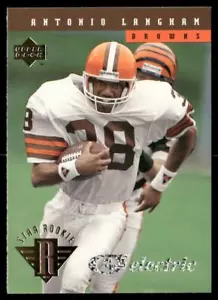 Antonio Langham 1994 Upper Deck #2 Elettrico Cleveland Browns RC ALABAMA - Foto 1 di 2