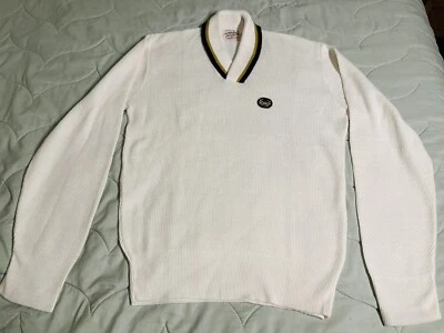 Vintage 60s Rugby Knitting Mills Shawl Collar Pull Over Sweater Sz M - Image 1 of 4