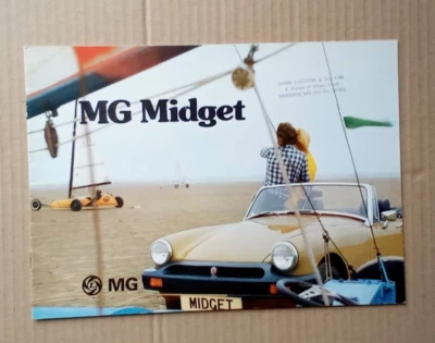 Folleto del Reino Unido MGB GT y Roadster 1969-1970. 8 páginas. Excelente estado. Foto 1 de 2