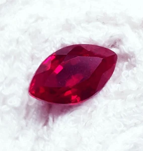 Natural Red Ruby Marquise Shape Certified Loose Gemstone 5.70 Ct With Free Gift - Picture 1 of 6