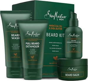 SheaMoisture Complete Beard Styling Set - Maracuja & Shea Oils x 4 - Picture 1 of 4
