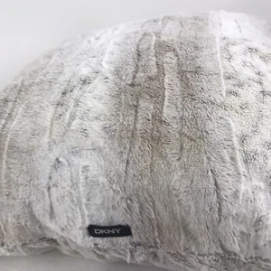 Donna Karan New York Snow Leopard Print Large Throw Pillow - Picture 1 of 5
