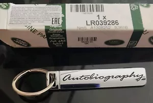 Range Rover OEM Autobiography Chrome Keychain Key Ring L405 Brand New - Picture 1 of 2