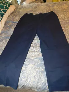 ALFRED DUNNER, nuovi con etichette, taglia 20, pantaloni navy, splendidi! - Foto 1 di 5