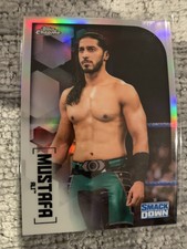 2020 Topps Chrome Refractor #4 Mustafa Ali Wrestling Card GW2