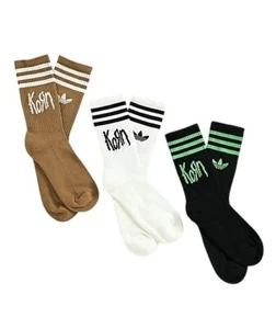 Adidas x Korn Socks Follow The Leader Limited Edition 3 Pack Medium (6.5-8) RARE - Picture 1 of 8