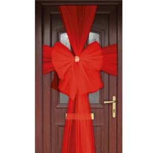 Red Bow for Door: Door Decoration - Picture 1 of 1