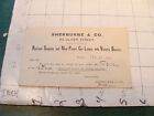 original vintage PostCard: SHERBURNE railroad supplies, car lamps, burners #1