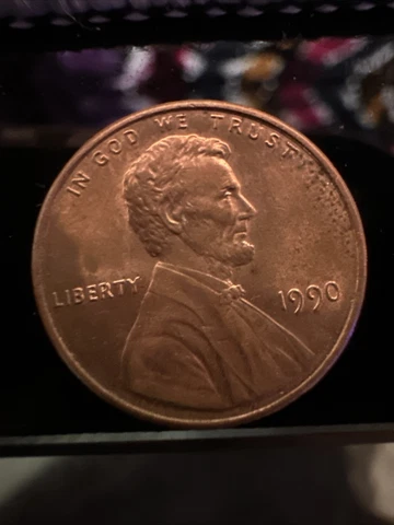 1990 lincoln penny no mint mark Cover