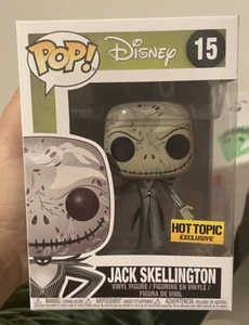 FUNKO POP! The NIGHTMARE Before Christmas Jack Skellington #15 Hot Topic Zero - Picture 1 of 6
