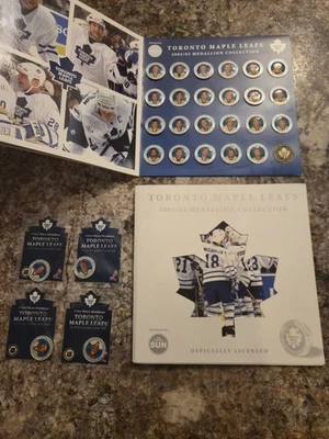 Complete Toronto Maple Leafe 2002/03 Medallion Collection w/4 New Players! SUN Foto 1 de 4