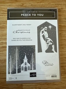 Stampin’ Up! Peace To You Stamp Set #159776 Christmas Religious  - Picture 1 of 2
