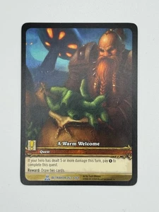 World of Warcraft TCG Betrayer 263/264 arte extendido una cálida bienvenida - Imagen 1 de 1