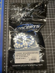 J Concepts RC 10 Aluminum Motor Plate Honeycomb # 2319.1 Blue - Picture 1 of 1