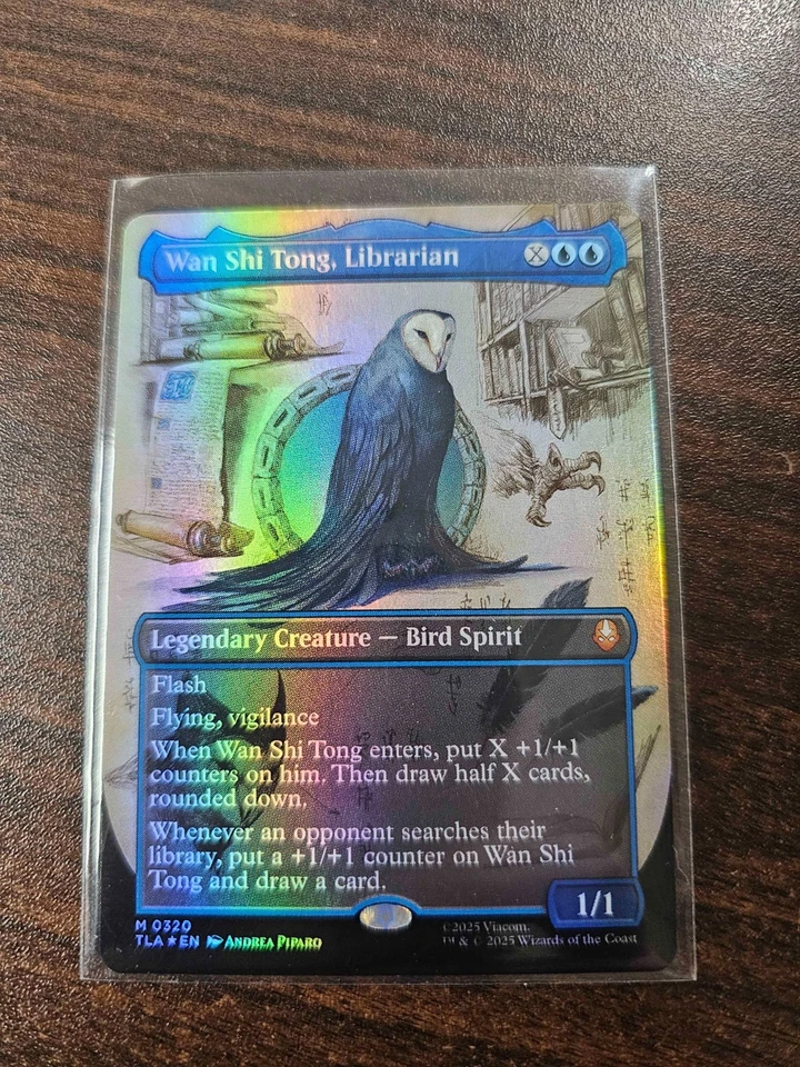 Wan Shi Tong, Librarian Borderless FOIL MTG Avatar: TLA Nm/M - Image 1 of 1