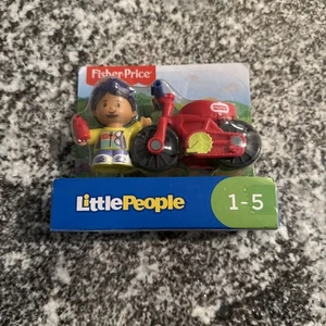 NEW Fisher-Price Little People 2 Piece Set Sam and Bicycle Sealed NIB Ages 1-5 - Picture 1 of 6