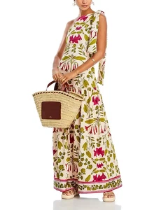 ANDRES OTALORA BARICHARA PRINTED POPLIN MAXI DRESS COLOR OFF WHITE SIZE 6 NEW - Picture 1 of 7