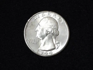 1944-D Washington Silber Viertel Stempelglanz 31114 - Bild 1 von 2