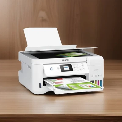 Epson EcoTank ET-2760 Supertank Color Inkjet All-in-One Printer - White - Tested - Image 1 of 3