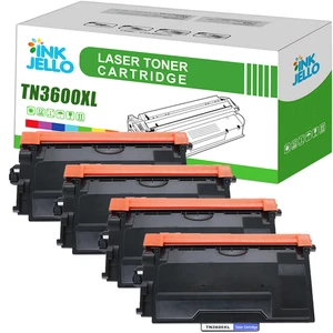 4 Black Toner Cartridge TN3600XL Fit For Brother DCP-L5510DW HL-L5210DN L5210DW - Afbeelding 1 van 11