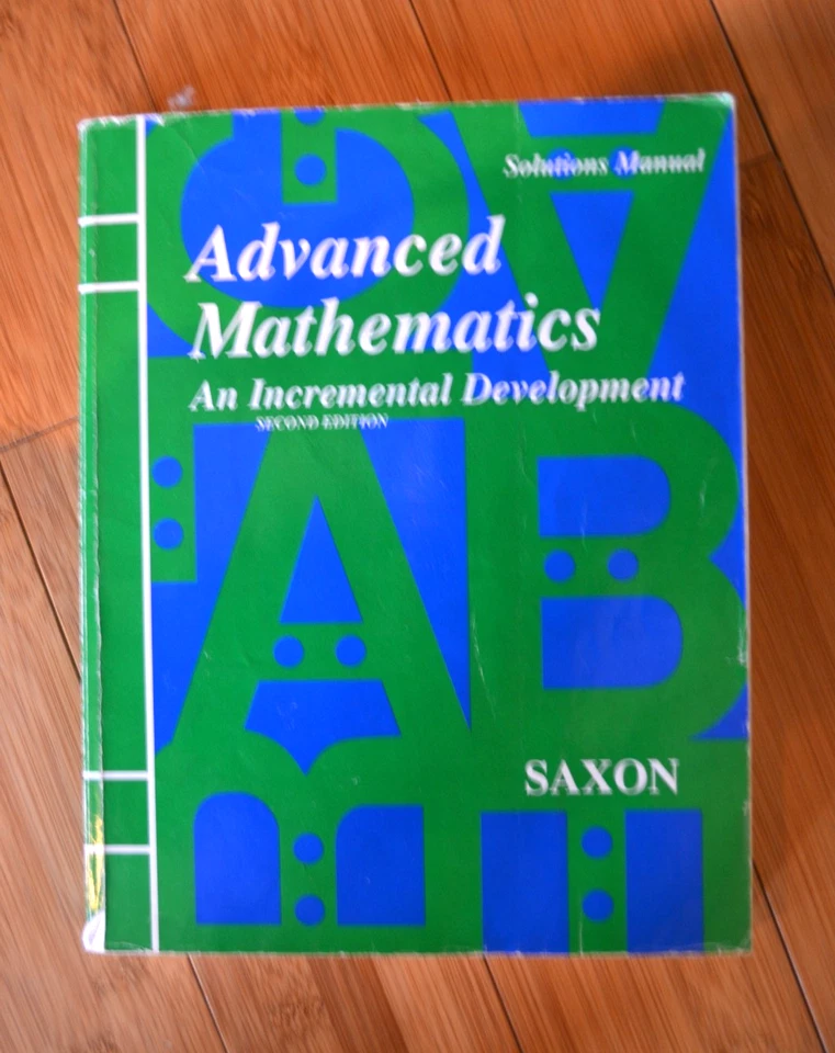 Saxon Advanced Mathematics Solutions Manual (2nd Edition) - Image 1 of 1