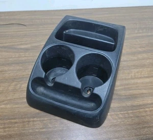 1998-2004 Ford Ranger Black Front Floor Dual Cup Holder OEM. XL54-10045A06-ABW - Picture 1 of 8