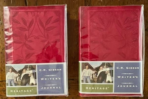 Two (2) New C. R. Gibson Journals 6-3/4" X 4-3/4" Hard Cover - @80 Pgs each - Picture 1 of 5