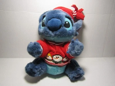 Disney Store Ex. 12" Stitch (Lilo) Holiday Christmas Plush NEW with Tag - Image 1 of 4
