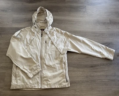 Scottevest Jacket Mens Large L Beige Magnetic Convertible Tropiformer 3D Jacket - Image 1 of 4