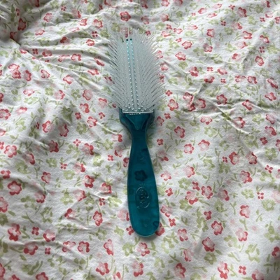 Goody Flare стиль бирюзовый щетка 9903 мяч наконечник щетинки 80-х ретро пластиковый винтажный - Изображение 1 из 4