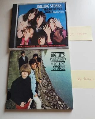 Rolling Stones CDs Big Hits 1 (High Tide & Green Grass) & 2 Big Hits 2 (Throug - Bild 1 von 4