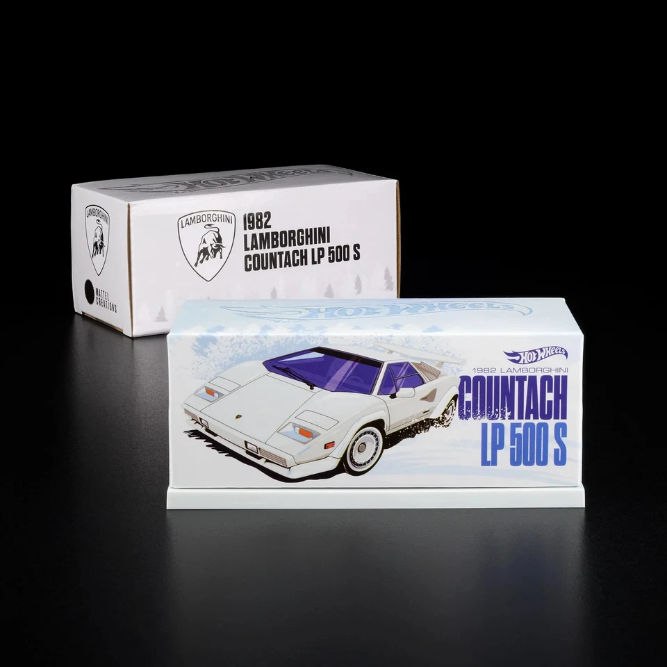 hot wheels rlc '82 lamborghini countach lp500s blanco Foto 1 de 4