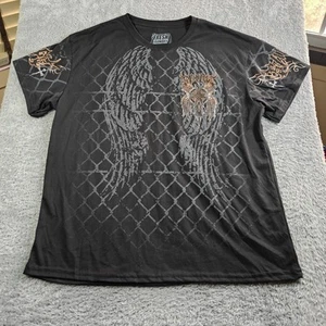 T-shirt uomo Fresh Laundry Savage manica corta grafica taglia 2XL poli/cotone - Foto 1 di 5