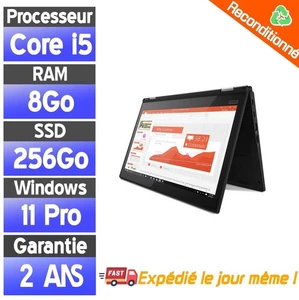 ☑️⭐☑️Lenovo Thinkpad Yoga L380 - Core i5-8250U - SSD 256Go - Ram 8Go☑️⭐☑️ - Photo 1/9