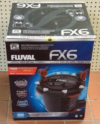 NUEVO - Filtro bote acuario alto rendimiento Fluval FX6 400-GAL A219 Foto 1 de 4