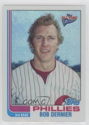 2005 Topps All-Time Fan Favorites Refractor /299 Bob Dernier #115 - Image 1 of 2