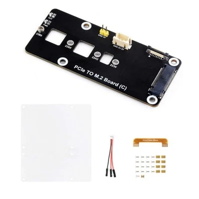 Schwarzes PCIe zu M.2 NVMe SSD Adapter Board Zubehör für Raspberry Pi5 Gen2 Gen3 - Bild 1 von 4