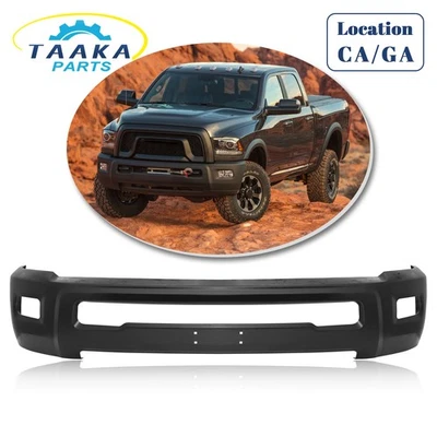 Front Bumper Face Bar W/Fog Light Hole Steel For RAM 2500 3500 2011-2018 Foto 1 de 4