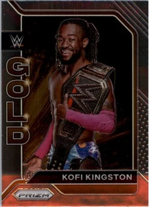 2022 Panini Prizm WWE WWE Gold #12 Kofi Kingston - WS - Picture 1 of 2