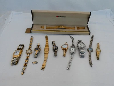 Lote de relojes de pulsera Estate - Seiko, Noble y más (10 piezas) JR-9 Foto 1 de 4