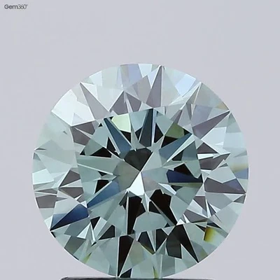 2.12 ct FANCY INTENSE GREEN-VVS1 Round Diamond, IGI Certified Diamond - Image 1 of 4