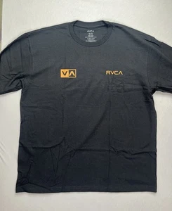 RVCA Herren T-Shirt Honey Graphic Print Kurzarm schwarz Gr. XL - Bild 1 von 3